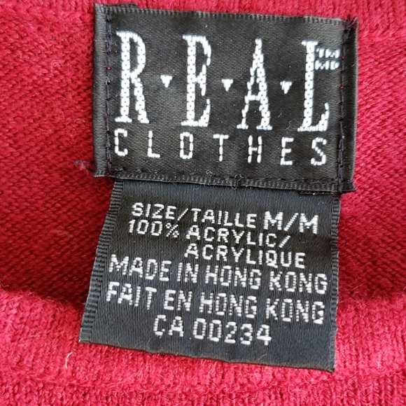 Real Clothes Red Cardigan and Matching Tank Set - Picture 7 of 7